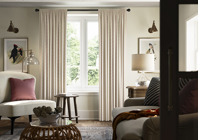 Emily Bond George Stripe Print, Red - Made to Measure Curtains - Image 3